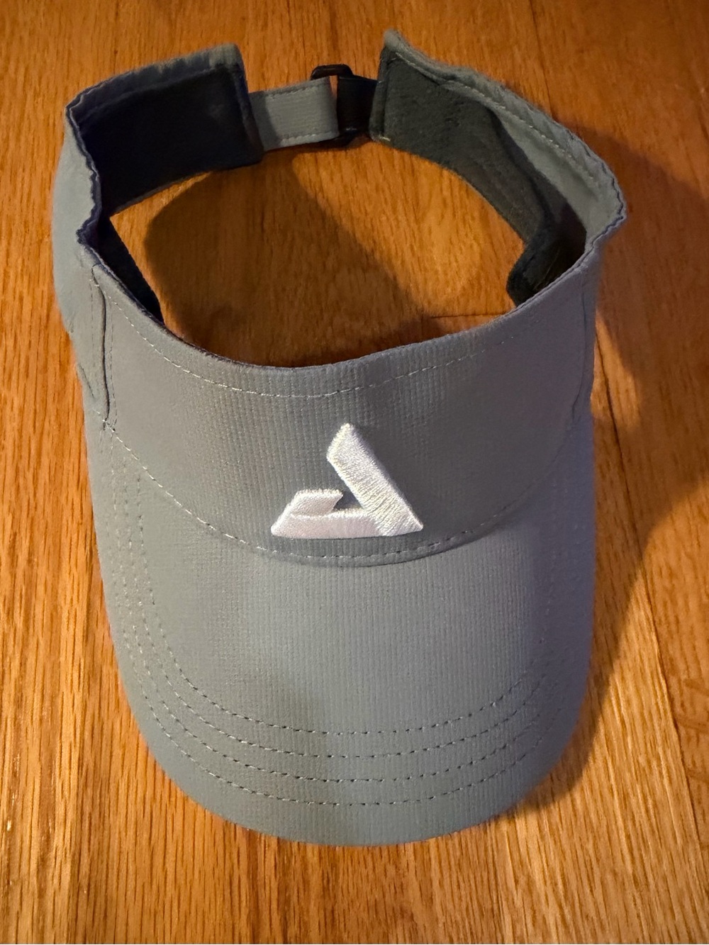 Light Gray Performance Visor with Embroidered Logo